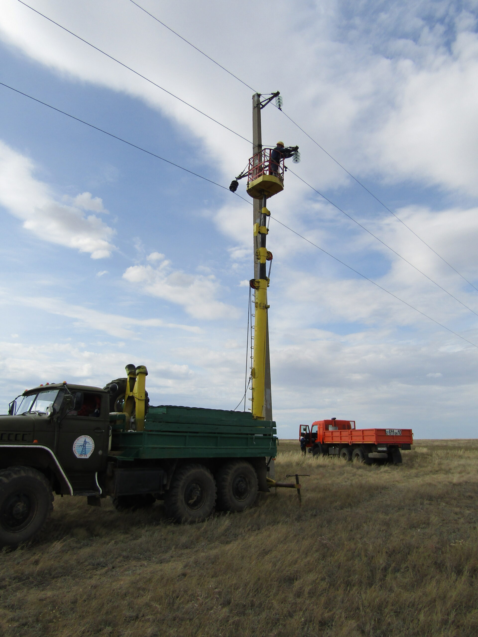 ВЛ-35 кВ Панфилова — Дамды. Замена изоляторов.